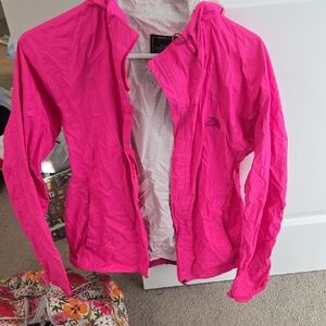 The North Face Women's Vibrant Pink Rain Jacket